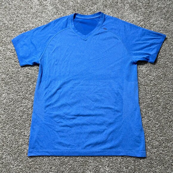 Lululemon Men's XL Blue Short Sleeve T-Shirt - Picture 2 of 8